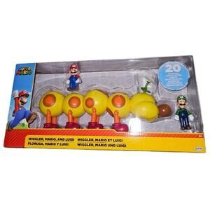 Super Mario And Luigi Wiggler Playset NEW In Box